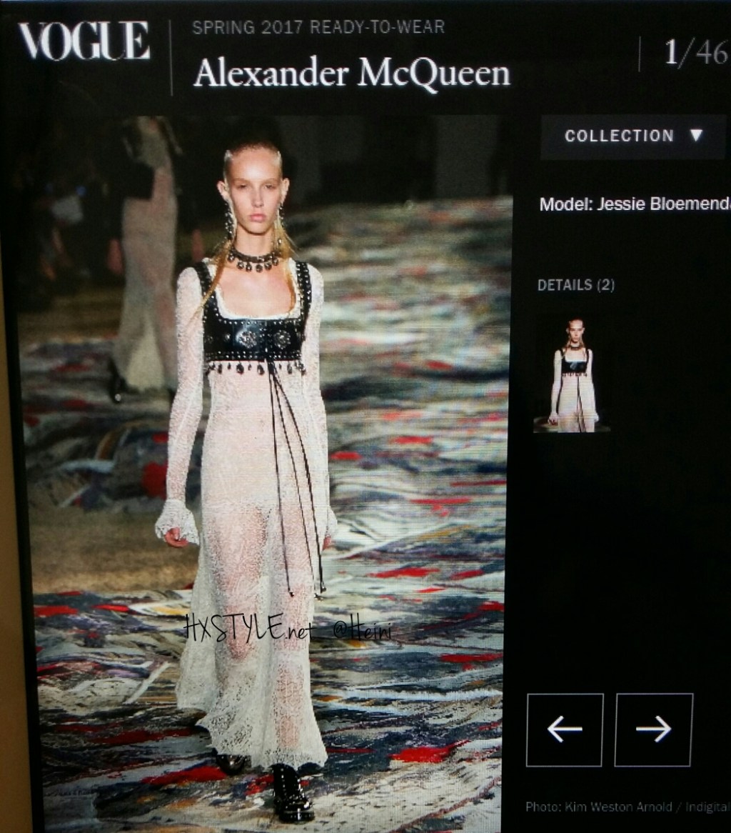 VOGUE NEWS&TRENDS.               14.2.2017  DESIG&Designer                    ALEXANDER MCQUEEN, COLLECTIONS, Spring&nbsp;2017
