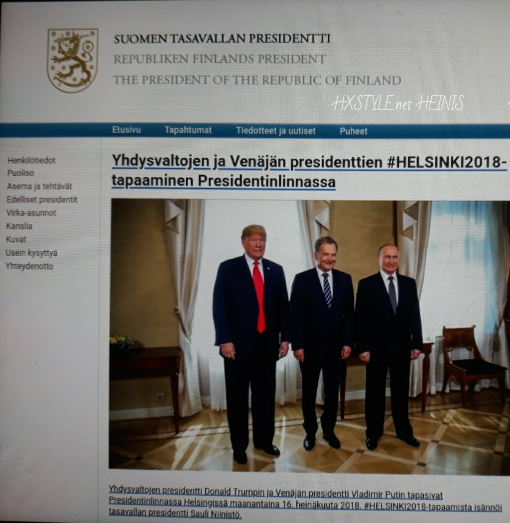 KULTTUURI. HISTORIA. SUOMI 100. 12.  PRESIDENTTI SAULI NIINISTÖ. AVOIMET OVET PRESIDENTIN LINNA  10 – 13.5.2017…HELSINKI, Suomen Pääkaupunki. …HELSINKI 2018 Usa&Venäjä PRESDENTIT, Tapaaminen PRESIDENTINLINNA. Lisäys Ranskan Presidenttipari &70. V. Syntymäpäiväkuva Aaropoika&Lenni koira. 1/2 JONOTIN&TUTUSTUIN 12.5.2017 SUOSITTU 21 krt. Oma Suosikki HXSTYLE.net&nbsp;HEINIS