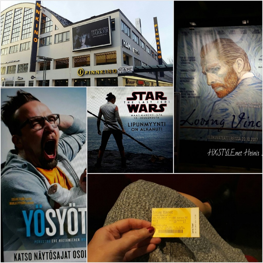 KULTTUURI ELOKUVAT. TOP10 SUOMI&USA, ENSI-ILLAT, TULEVAA, Vinkit&Suosikit. LOVING VINCENT&TUNTEMATON SOTILAS ..2.11.2017 HXSTYLE.net&nbsp;HEINIS
