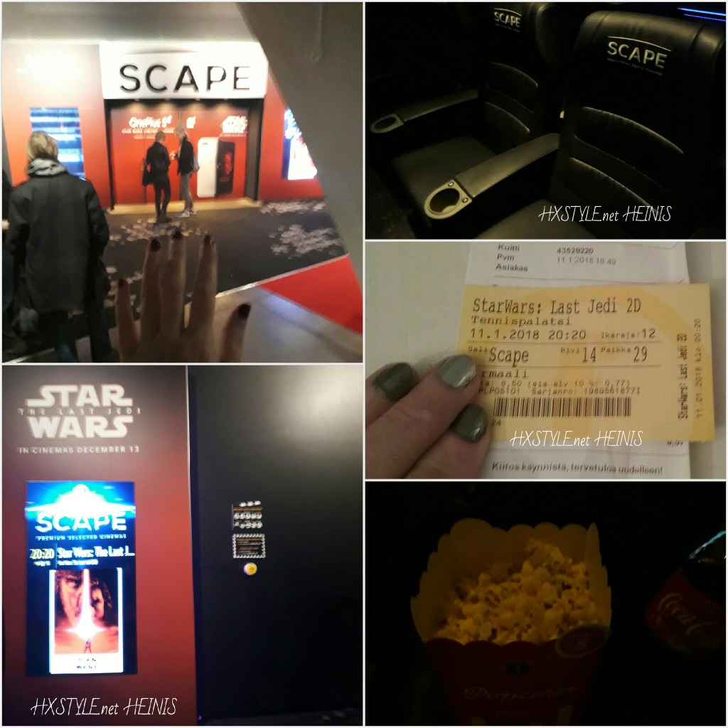 KULTTUURI. ELOKUVAT. Klassikko &Suosittu…..STAR WARS: The Last Jedi -Elokuva ARVOSTELU 18.1.2018. HELSINKI TENNISPALATSI, CAPE Sali…Palkittu&EUROOPAN PARAS Elokuvasali 2017. Elämäntapablogi HXS. HXSTYLE.net&nbsp;Suosikki