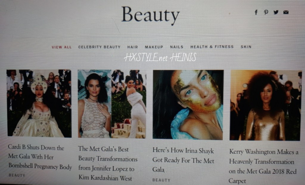 VOGUE NEWS&TRENDS. USA, New York…MET GALA 2018. BEST BEAUTY Got Ready&BEAUTY LOOKS…PHOTOS. 9.5.2018 Favourites HXSTYLE.net&nbsp;HEINIS