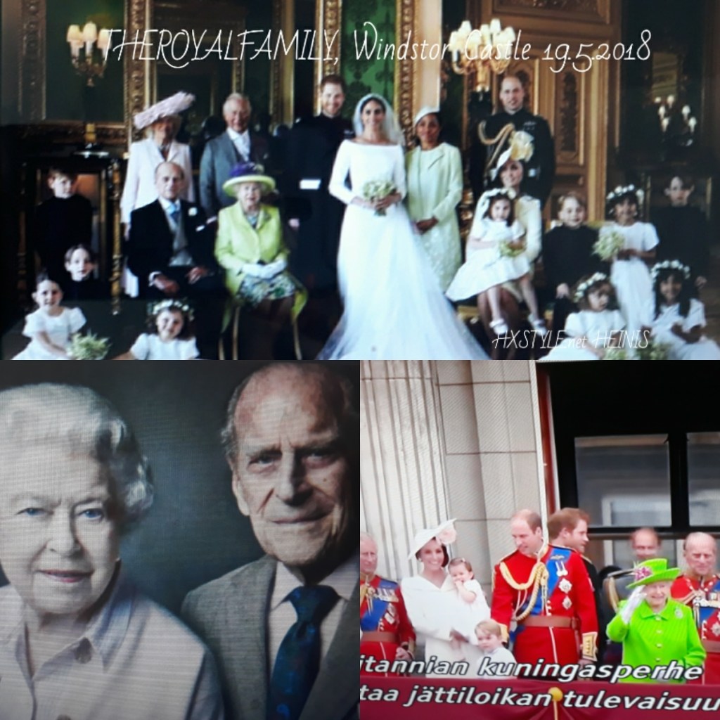 KULTTUURI. HISTORIA. YLE TV1, LEHDISTÖ. ROYAL FAMILY England, Windsorin Linna….ENGLANNIN KUNINKAALINEN PERHE: QUEEN Elisabeth II&Prince Philiph.              PRINSSI HARRY&MEGAN Markle HÄÄT… Perinteinen Pyhän Yrjön Kappeli vihkiminen, Hevosajelu ja Oma video. Lisäksi UUSI BBC DOKUMENTTI. 23.5.2018. Suosikki. Elämäntapablogi &Muoti. HXSTYLE.net&nbsp;HEINIS