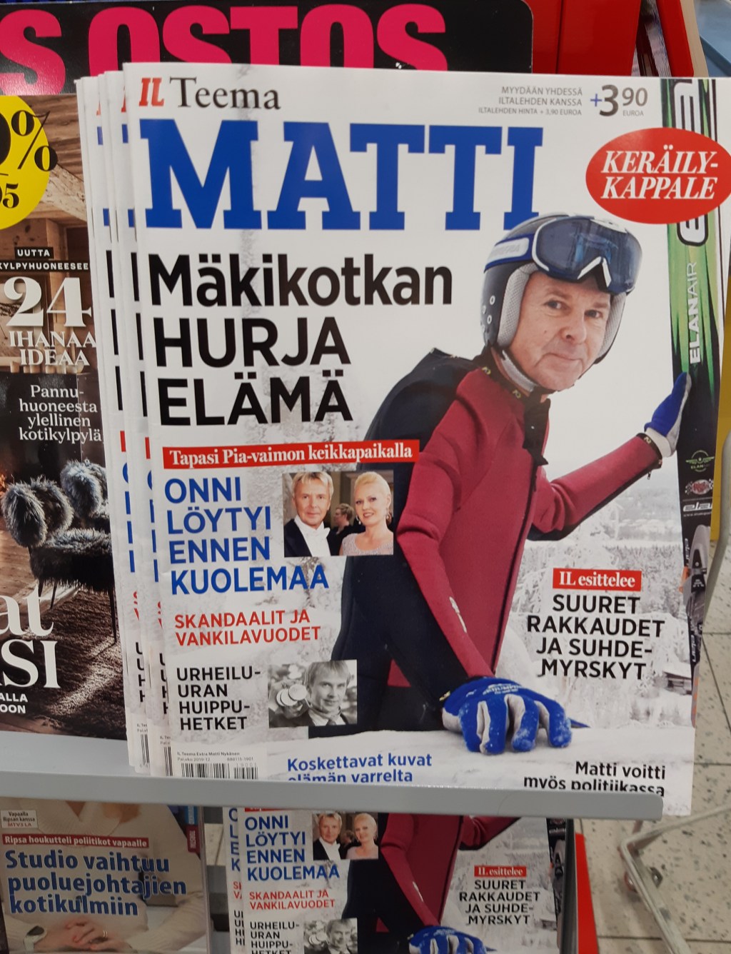 KULTTUURI, URHEILU Historia.  JULKISUUDENHENKILÖT/JULKKIS. SUOMI/Kotimaa. AJANKOHTAISTA, Puheenaihe, Kotimaassa ja Maailmalla…Matti Nykänen, Mäkihyppääjä, Viihdetaitelija on Kuollut 4.2…Hautajaiset 2.3. Media&Lehdistö, Elokuvat, Dokumentit, TV, Kirjat jne. 7.2.2019 SUOSITTU yli 25 krt. HXS. HXSTYLE.net&nbsp;HEINIS