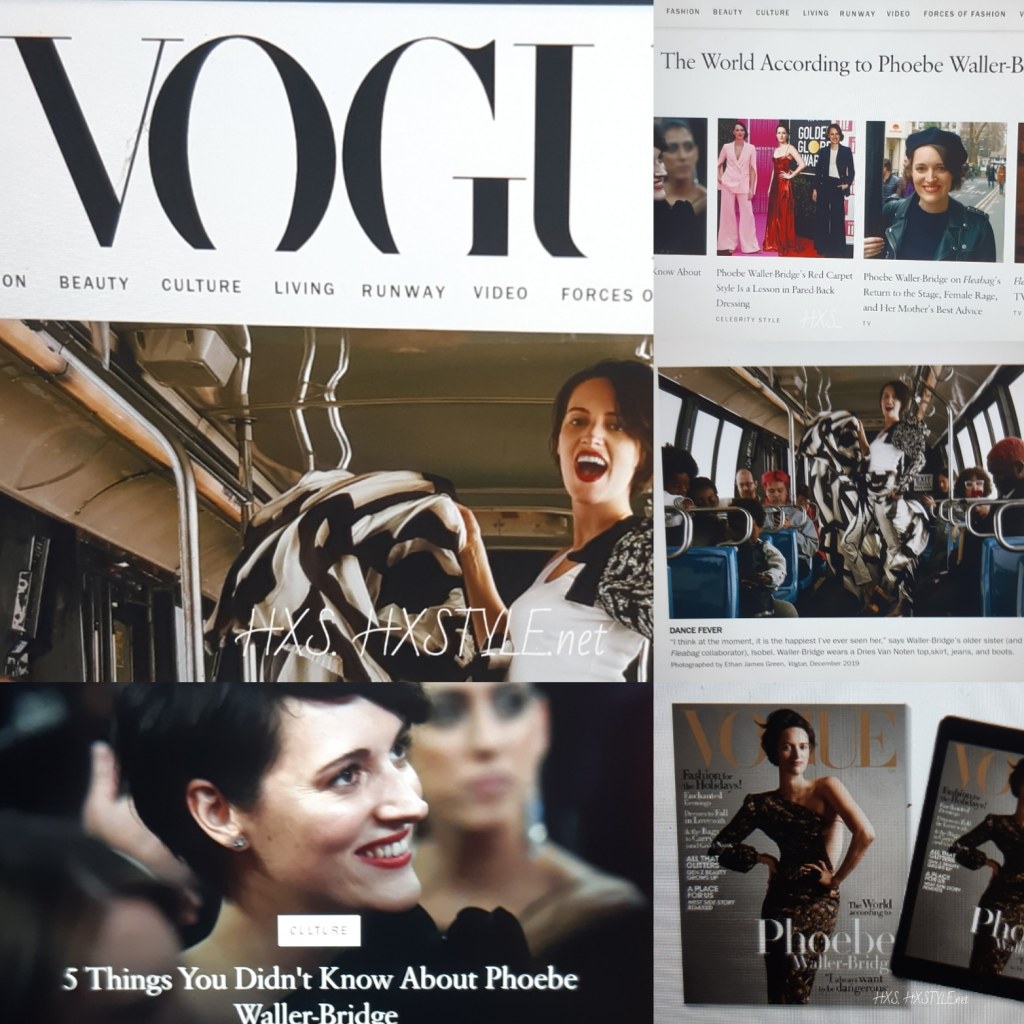 VOGUE NEWS&TRENDS. USA, New York. NEW December COVER 2019, Phoebe Waller-Bridge Actress, TV Star. November RIHANNA, Singer. World Famous People. Fashion, Beauty…CULTURE. VIDEOS. 11.11.2019 Fashionblog&Lifestyle HXS.&nbsp;HXSTYLE.net
