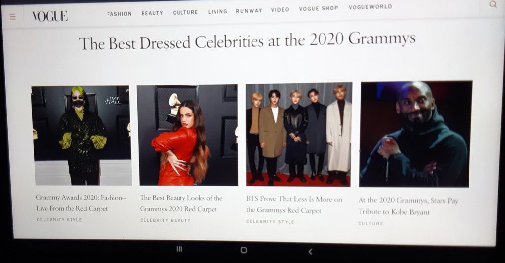 VOGUE NEWS&TRENDS. USA. New York.  COVER Febrerary 2020 Florence Bugh. CULTURE Super Bowl, Grammy Awards, BAFAS London, Design, Vogue World, Famous People&Familys …Coming NEWS OSCARS. FASHIONBLOG&Lifestyle HXS. HXSTYLE.net&nbsp;4.2.2020