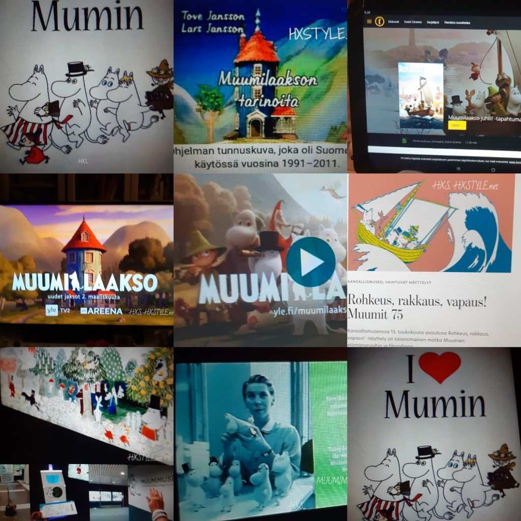 KULTTUURI. Suomalainen Klassikko DESIGN, Kirjailija-Taidemaalari TOVE JANSSON&MUUMI, Mumin. …UUTISET &Ajankohtaista TV -sarja, MUUMILAAKSOON, Animaatio TV2&Yle Areena, UUSI Näyttely, Muumimaailma, Kahvila, Muumimuseo…SUOSITTU 128….36 Tykkäystä. MUUMIT&MINÄ Suosikit&Muumien YSTÄVÄ, Keräilijä &Sisustus. 24.2.2020 Elämäntapablogi HXS.&nbsp;HXSTYLE.net