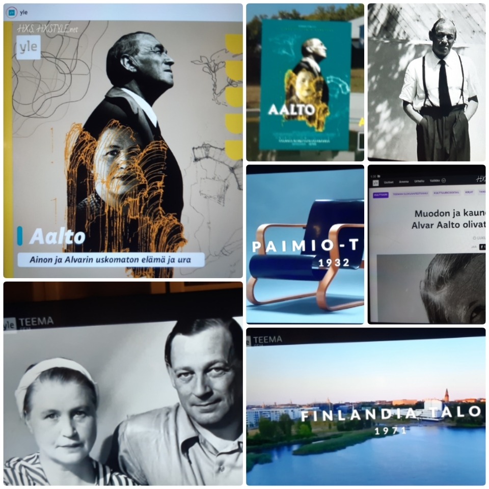 KULTTUURI. TAIDE. HISTORIA. ELOKUVAT. ENSI-ILTA 6.9.2020. TV YLE Teema…AALTO Dokumentti Elokuva, ARVOSTELU ja Kokemus. 8.4.2021. ALVAR ja AINO AALTO DESIGN… Valokuvat&Elokuvatraileri. SUOSITTU 138…121 Tykkäystä. Minä&Aalto Suomalainen Design, KOTI&Sisustus. Valokuvat&Suosikit…Finlandia talo ja Näyttely 2017. Lifestyle/Elämäntapablogi HXS.&nbsp;HXSTYLE.net