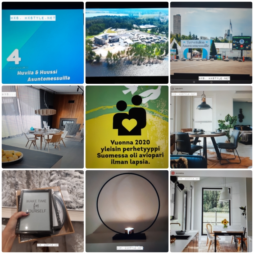 KOTI&SISUSTUS..HOME&DECORATE NEWS&TRENDS… ASUNTOMESSUT Lohja 2021, HUVILA ja HUUSSI ASUNTOMESSUILLA TV4 ja Uusinnat LIV.              Aikakausilehdet, TV jne.  KOTI&SISUSTUS, Omat SUOSIKIT, Ideat&Vinkit ja Ostoslistalla…ROSANAUHA. SUOSITTU 96 Tykkäystä. 30.9.2021. LIFESTYLEBLOG HXS.&nbsp;HXSTYLE.net
