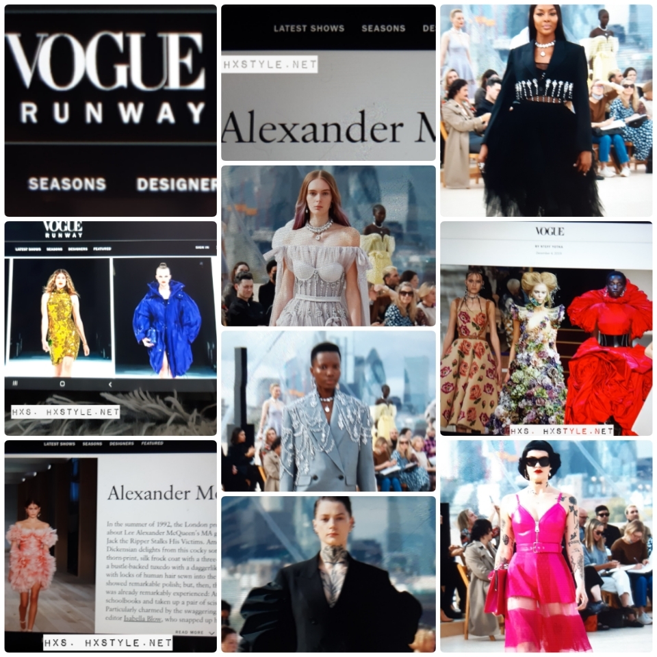 VOGUE NEWS&TRENDS. USA. RUNWAY…FASHION DESIGN/BRAND ALEXANDER MCQUEEN….COLLECTIONS New SPRING 2022 and FALL 2021. Runway Videos. 25.10.2021. FAVOURITE 95 Watches. FASHIONBLOG&Lifestyle HXS.&nbsp;HXSTYLE.net