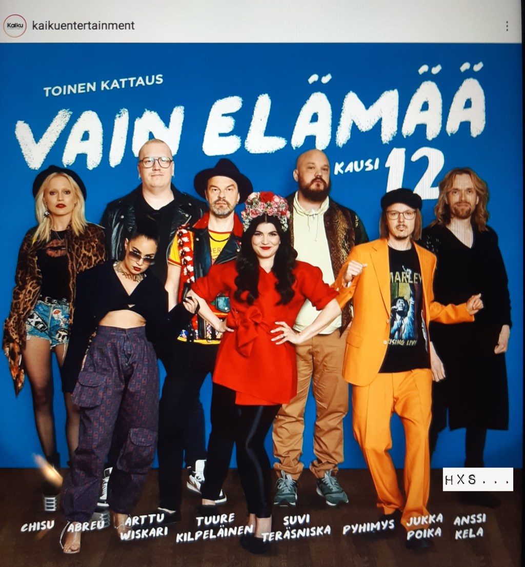 KULTTUURI. MUSIIKKI. UUTISET. TV Nelonen… VAIN ELÄMÄÄ Kausi 12. ARTISTIT 2021 Musiikki Albumit,  Hitit ja Videot..  Jukka Poika, Tuure Kilpeläinen, Chisu ja …Pyhimys lisään 19.11.2021 jälkeen, Lisätty.  LIVEBÄNDI, Leri Leskinen johtaa. Artikkeli sarja 2/2…HYVÄÄ ISÄNPÄIVÄÄ 14.11….15.11.2021. KONSERTIT 2021 ja 2022. SUOSITTU 257… 126+131 Tykkäystä. Omat SUOSIKIT. LIFESTYLEBLOG&Fashion HXS.&nbsp;HXSTYLE.net