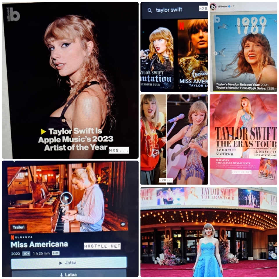 KULTTUURI. MUSIC WORLD. Screenplay NETFLIX…World Famous&Popular, Prized MUSIC STARSTAR TAYLOR SWIFT…Miss America Dokument, Drama 2020 and Music Concert Tours&MOVIE 2023… Albums, Singles&Musicvideos. FAVOURITE 87…41 + 46 Likes.   New  Young Tallent  ARTIST to Me. 8.11.2023. LIFESTYLE&FASHIONBLOG HXSTYLE.net&nbsp;Heini
