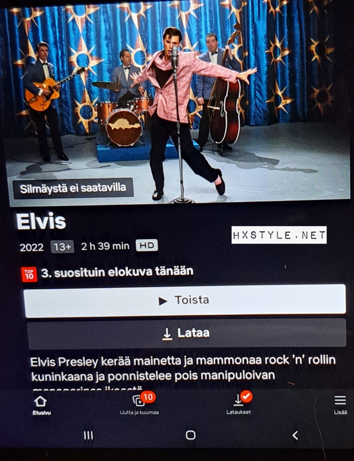 CULTURE/KULTTUURI. MOVIES/ELOKUVAT…New Interview….ELVIS Movie PREMIERE 29.6.2022. NETFLIX….Drama and Classic&KING of Rockn Roll MUSIC Elvis Presley 1935 – 1977. ALBUMS, Singles/Hits, Music videos and Movies. My old Favourite, Classic Singer&Actor STAR.  21 – 22.1.2024. FAVOURITE 68…34+34 Likes. …LIFESTYLEBLOG HXSTYLE.net Heini