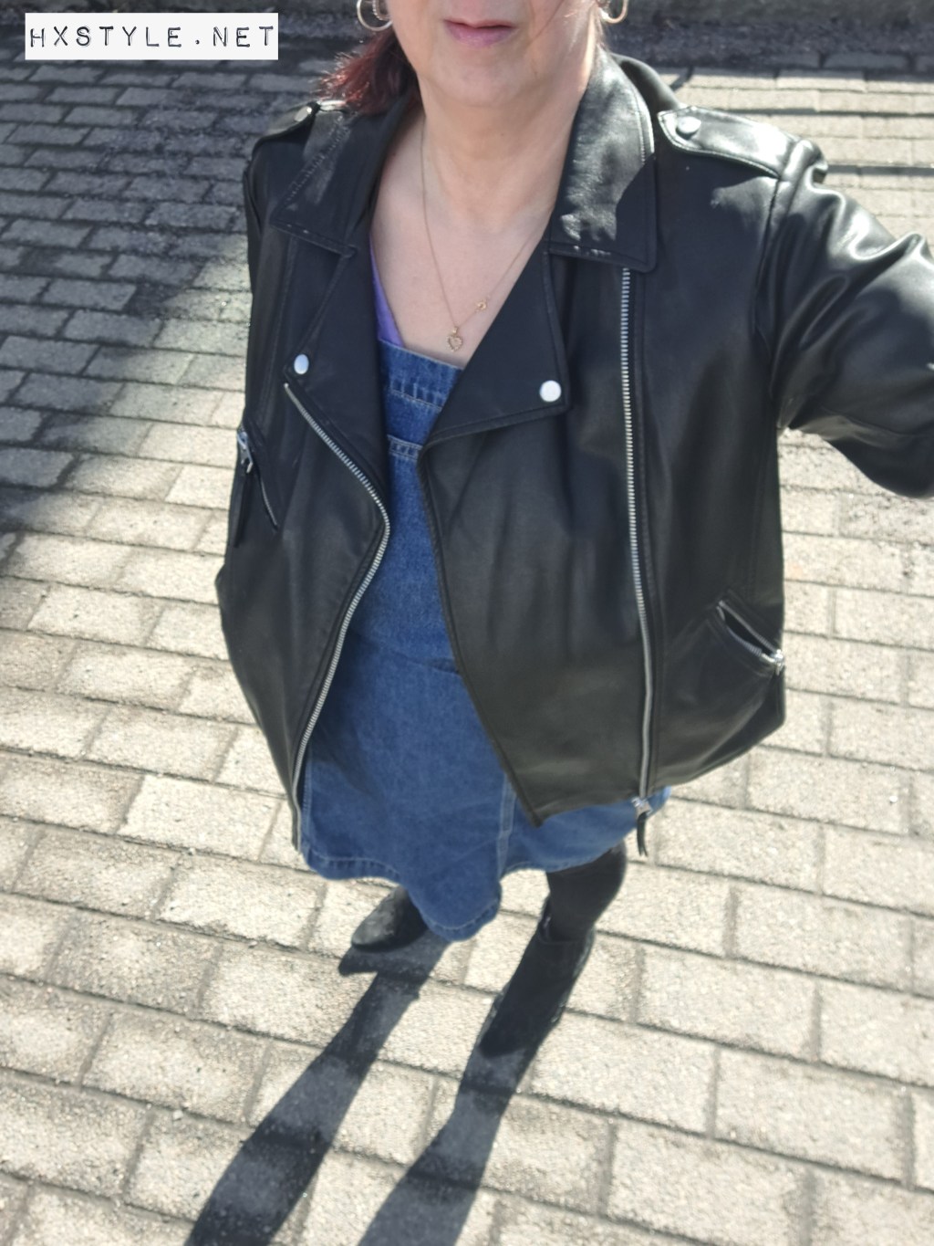 SPRING FASHION. FASHIONBLOG HXSTYLE.net Heini. BEAUTY: New Hair&Nails. LEATHER JACKET &Denim Skirt&Trendy Shirt. ASSECCORIES: Warm Pantyhose and Trendy Ankle Boots.                                     1. New ICE CREAM…FAVOURITE …41… 17+25 Likes. .ENJOY SPRING, FASHION&Life… 21 – 22.4.2024. VOGUE Daily&Me…