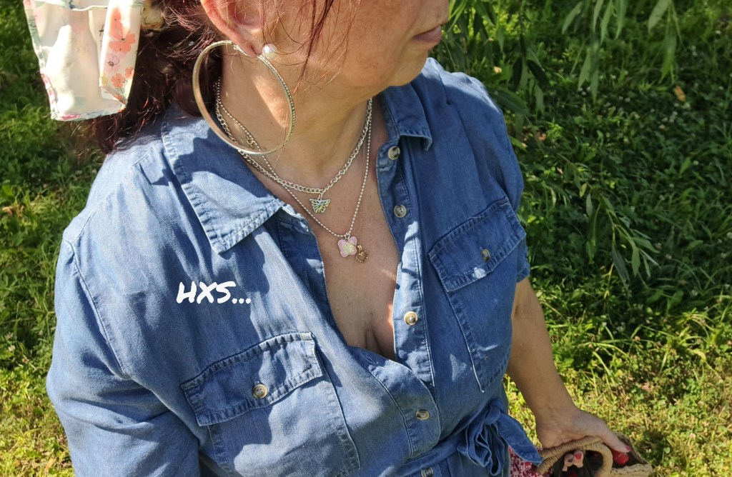 SUMMER FASHION 2024 My Style…1/2 New PHOTOGRAPHYS FASHION TRENDY DENIM DRESS, ASSECCORIES&BEAUTY, Jewelrys.  Hot Summer day in Park: City and Other Park, Summer Flowers, Walking…&Sitting, Enjoy Summer…My Style Luxury.  FAVOURITE 40…28 Likes. 27.8.2024. FASHIONBLOG&LIFESTYLE HXSTYLE.net Heini. VOGUE&nbsp;Daily…