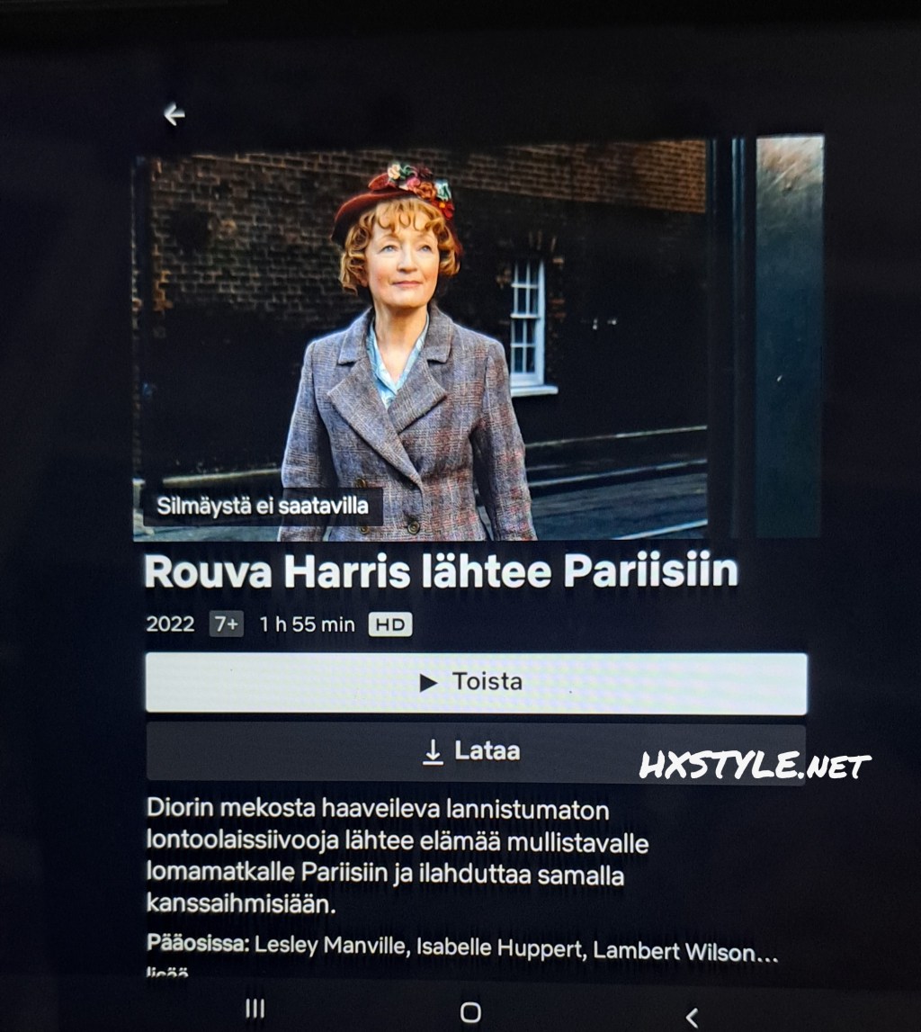 CULTURE. MOVIES. SCREEN PLAY NETFLIX: NEW Movie Interview Mrs. HARRIS GOES PARIS, 2022. Drama, Komedy. DIOR Fashion. ENJOY CULTURE Daily, TV&SCREENPLAYS. FAVOURITE 41….22+19 Times. Culture&Fashion INFLUENT BLOG… 16. -17.2.2025. FASHIONBLOG&LIFESTYLE HXSTYLE.net HEINI