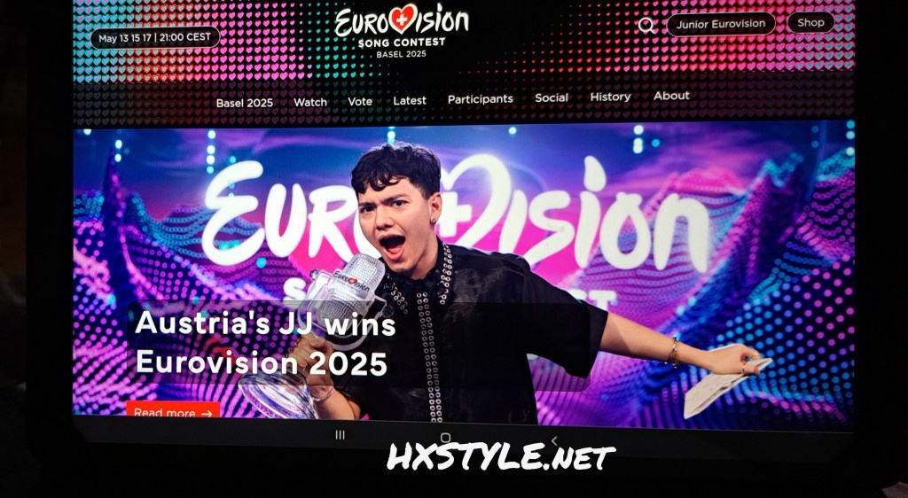 KULTTUURI. MUSIC WORLD…YLE TV1…69. EUROVISION SONG CONTEST/EUROVIISUT 2025 Basel, SWITZERLAND. 2/2 GRAN FINALIRESULTS 13 -17.5.2025…26 European Countries. TOP3. VINNER Austria JJ- Wested Love…YLE TV1 and AREENA Live. TOP5 and TOP10…MUSIC Videos. SUOMIFINLAND AND SWEDEN ….CONCURLATION Winner&All Finalist. 18 – 19.5.2025. LIFESTYLEBLOG HXSTYLE.net&nbsp;Heini