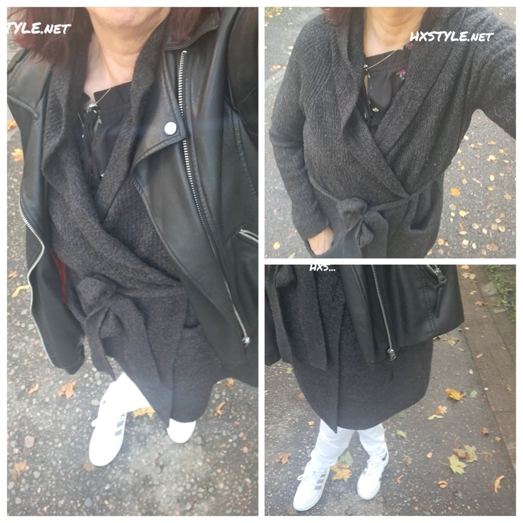 FASHIONBLOG HXSTYLE.net Heini. COATS, CHOICES FALL 2025… LEATHER COAT, LOVELY CARDIGAN whit Hood, Denim JEANS White and ADIDAS SNEAKERS. FAVOURITE 400…152+…248…172. 1. October/ Lokakuu 2025. VOGUE Daily…