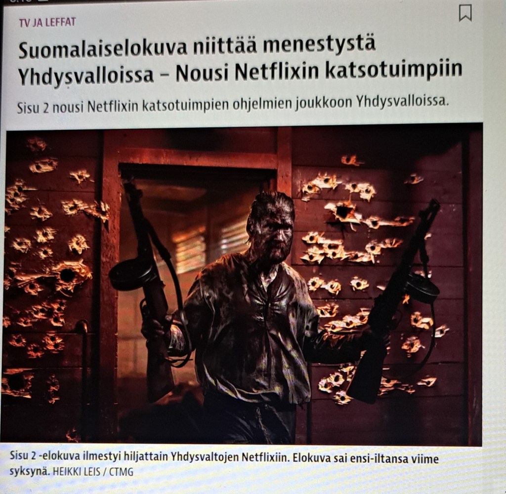 KULTTUURI. ELOKUVAT/MOVIES. SuomiFinland. TV…MTV3 LIVE 81. JUSSIGAALA. JUSSI Palkinnot 2025 ja Ehdokkaat. 7. JUSSIA Jossain on Valo, joka Ei Sammu. YLEISÖN SUOSIKKI CANCEL… ja Paras Dokumentti HELSINKI EFECT … KATSOTUIMMAT ELOKUVAT 2025, TOP10. KULTTUURIN YSTÄVÄ, Kotimaisen siis Suomalaisen ja Kansainvälisen2…Football HUUHKAJAT 2026 NEWS.  SUOSITTU 162…50…39+112…56 Likes…22 – 23.3.2026. LIFESTYLEBLOG HXSTYLE.net Heini